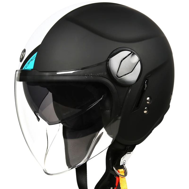 TORC T595 реактивный шлем moto rcycle открытый шлем Ретро персонализированный мото rbike двойной козырек шлем capacete moto шлем DOT - Цвет: White alpha