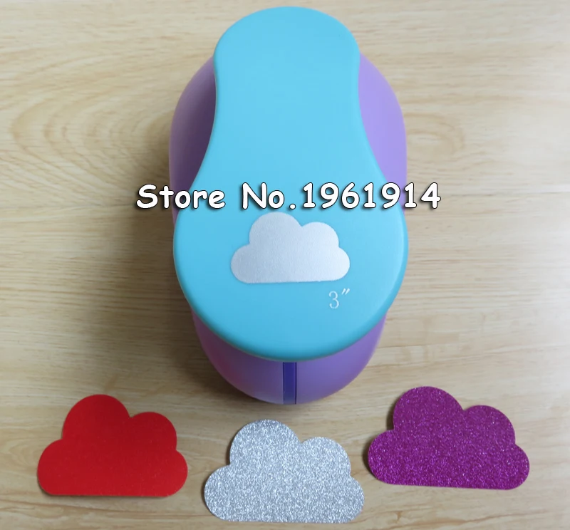 Бесплатная доставка Новое прибытие 3 дюймов облако Ремесло Удар perfurador де эва