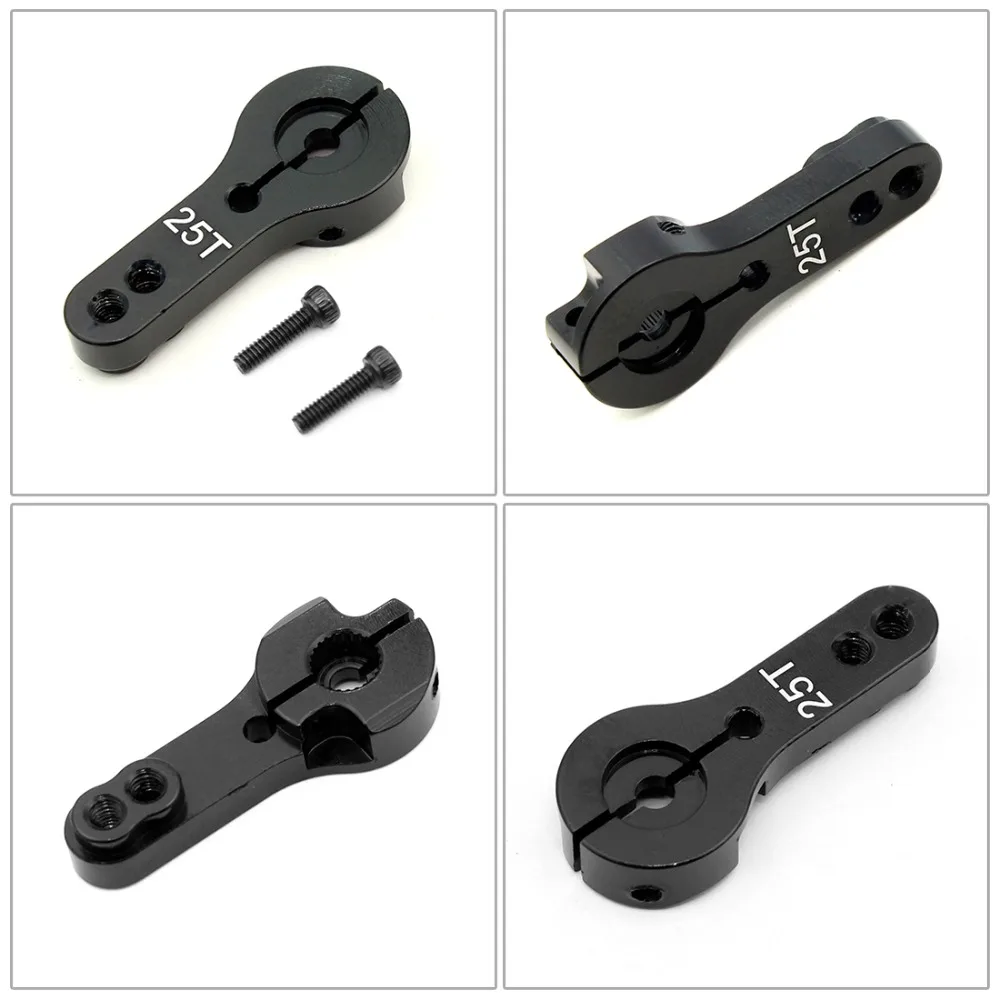 JMT 1x CNC алюминиевый сервогудок 25T для стандартных сервоприводов MG995 MG946R MG996R MG945 S3003