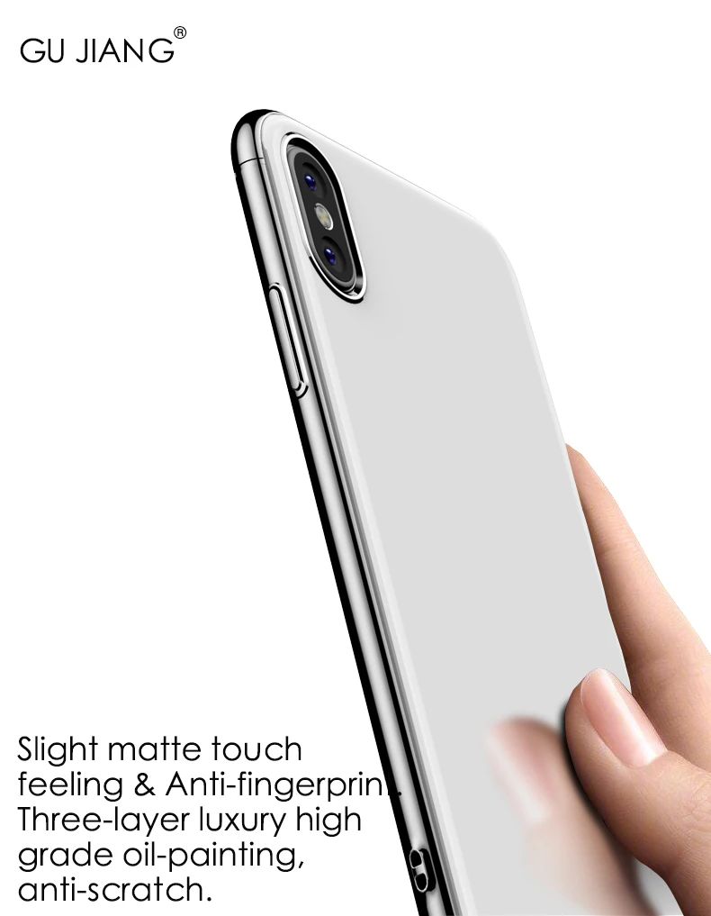 ГУ Цзян Классический роскошный полный Чехол 3 в 1 сумка для телефона iPhone X/10