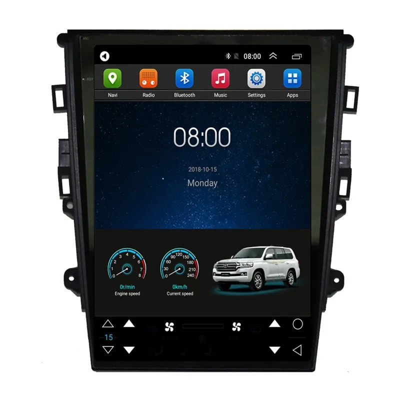 12 1 &quotTesla вертикальный Android автомобильный мультимедийный Стерео DVD GPS навигация