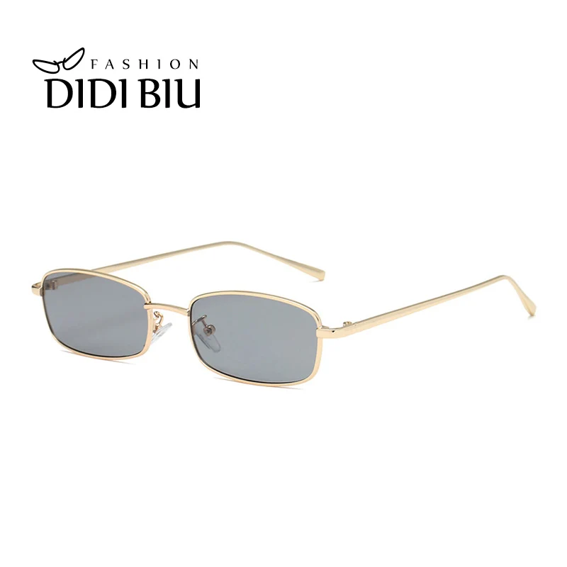 DIDI маленькие панк Солнцезащитные очки женские прямоугольные украшения мужские