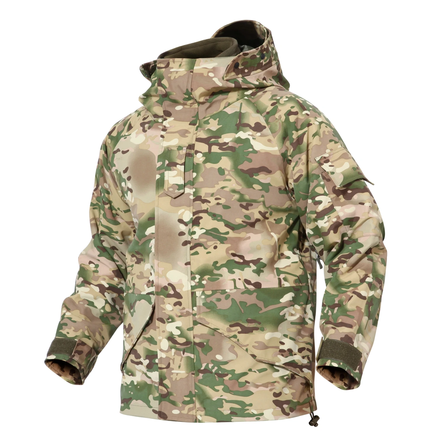 Охотничьи Camuflage 2 в 1 ветровки ACU мужские тактические куртки Военные флисовые