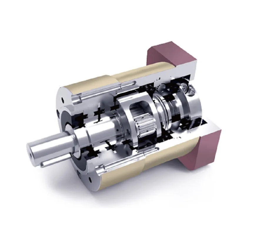 80 круглый фланец Spur gear планетарный редуктор коробка передач 12 arcmin 15:1 до 100: 1 для 750