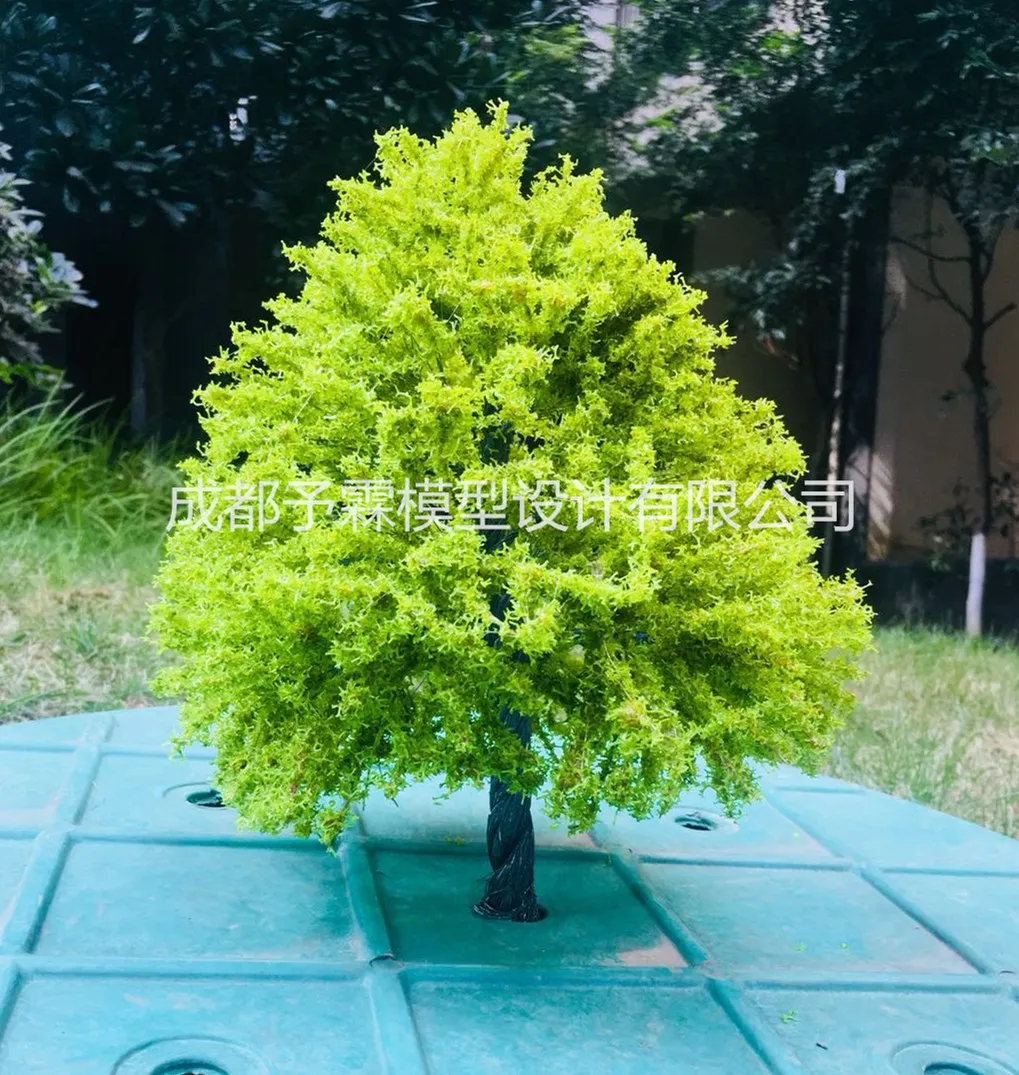 25-30 см железнодорожная дорога Модель Дерево Военная макет модель здания лес зеленое дерево