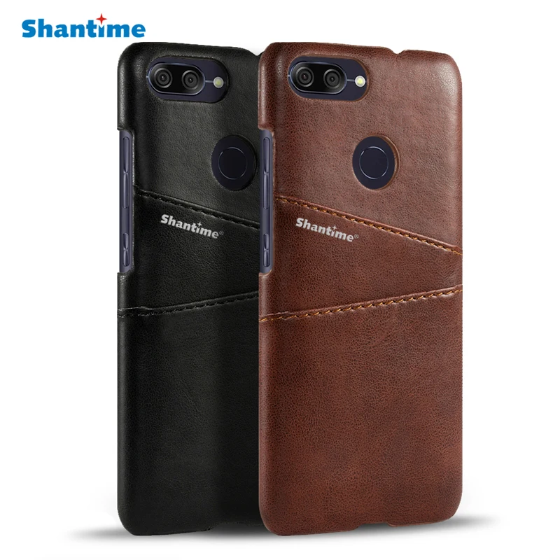 For Asus ZenFone Max Plus M1 Case ZB570TL Leather Wallet Cover with Card Slot Holder Sense | Мобильные телефоны и