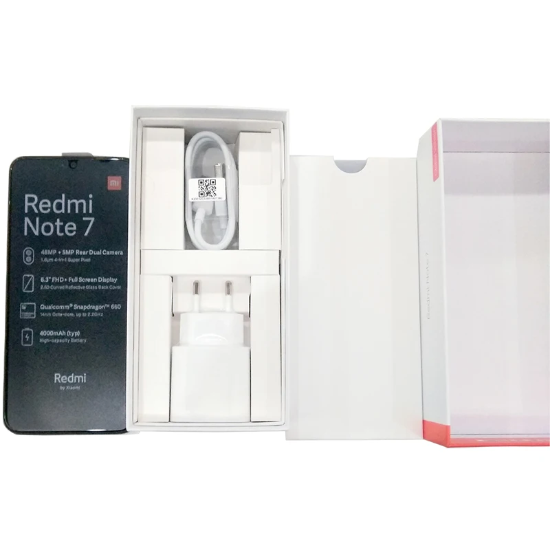 Мобильный телефон Xiaomi Redmi Note 7 4 Гб 128 ГБ Восьмиядерный процессор Snapdragon 660 4000 мАч 6 3
