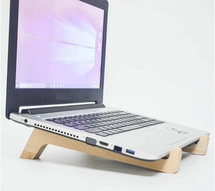 Новый дизайн деревянный кулер подставка для ноутбука Macbook air Pro Универсальный