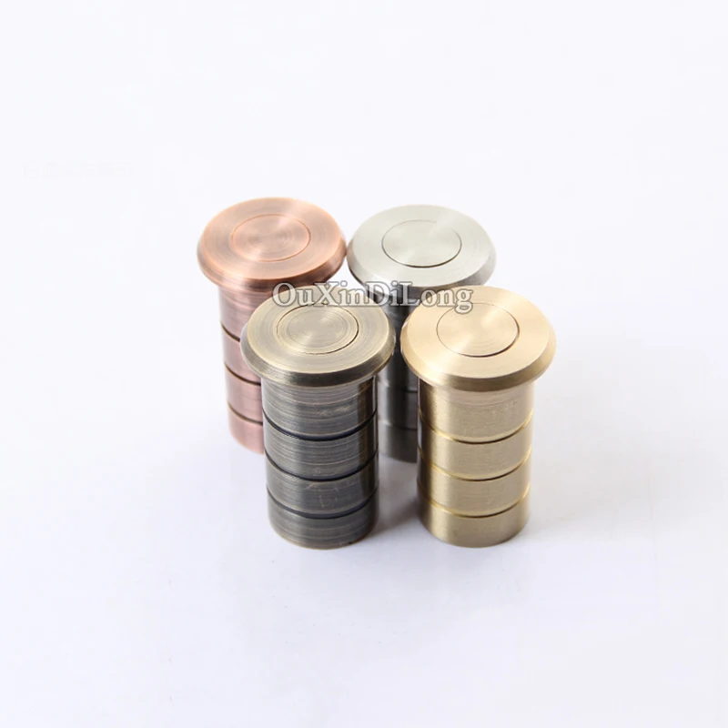 Новинка 2 шт./лот латунные Пружинные пылезащитные розетки/наконечники дверные