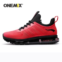 onemix men running shoes high top mesh air cushion height increasing advanced sneakers outdoor athletic training shoes big size