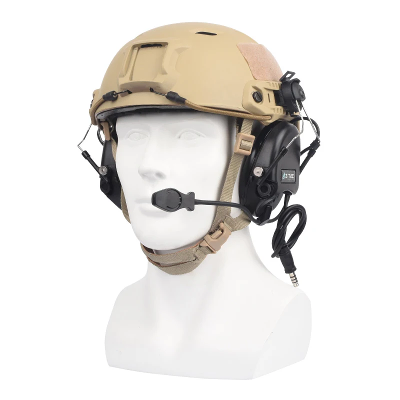 SEIGNEER Airsoft Anti-noise Sordin наушники Peltor авиационная гарнитура с быстрым адаптером для