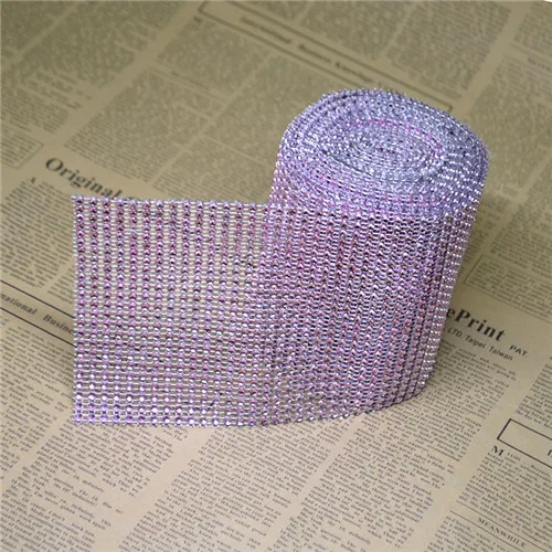7 цветов 1 ярд отправить свадебные алмазные сетчатые украшения для вечеринки