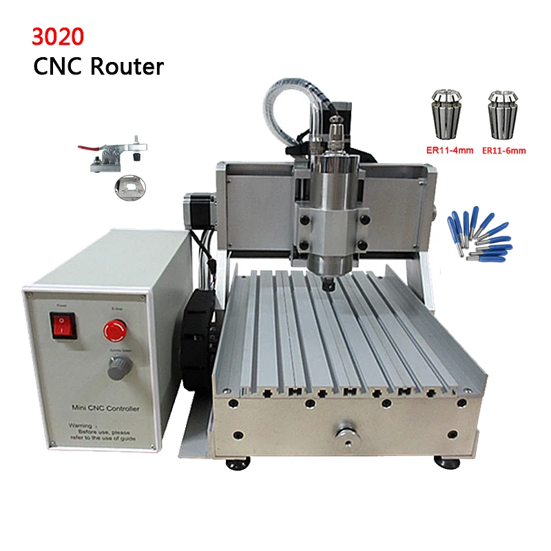 

CNC Router 3020 3 axis 1.5KW spindle cnc engraver milling machine for metal wood stone marble working