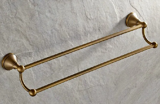 Двойной держатель для полотенец Cba077 античная латунь|towel bar holder|double towel bartowel |