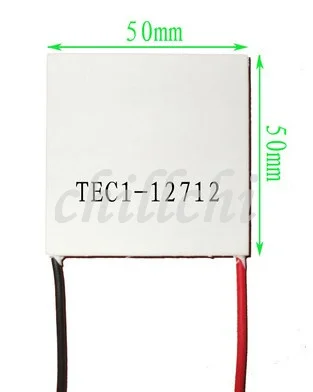 Охлаждающий чип Φ 50*50 12V12A 12V15A фоторазница температур 67 градусов