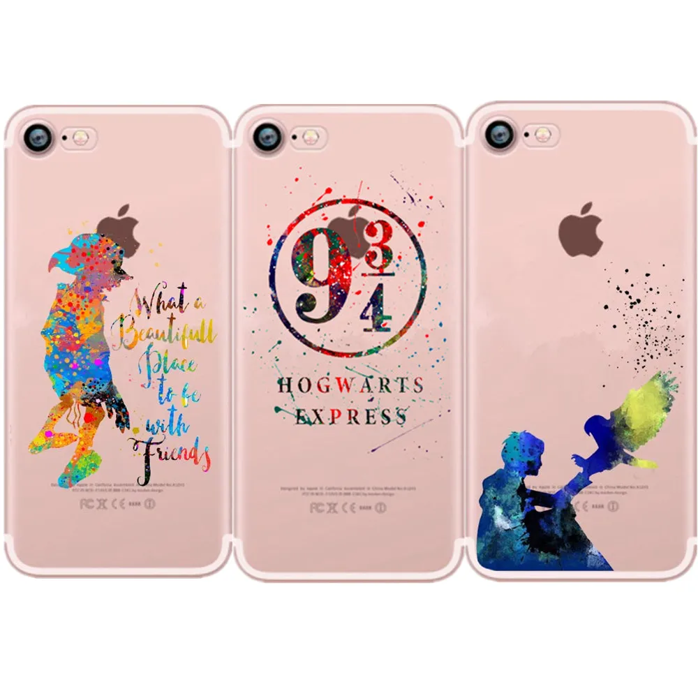 LOVINA чехлы на платформе Гарри Поттера 9 3/4 Hogwarts Expres чехол для iPhone 8 8Plus Мягкий