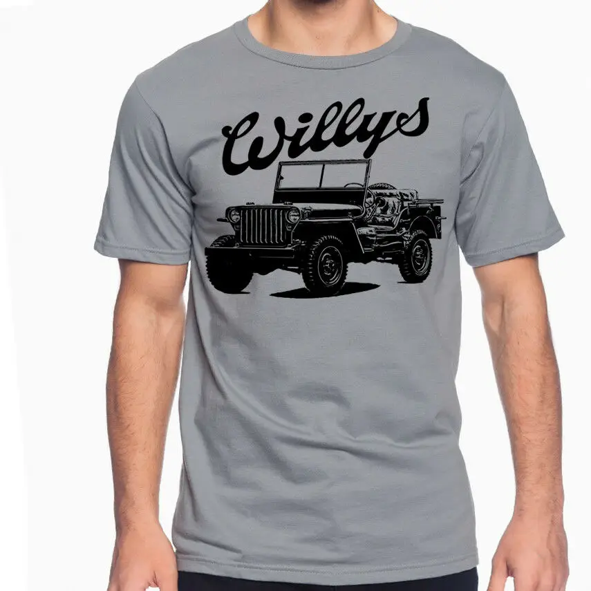 Jeep Mb Willys мягкая футболка в стиле милитари много цветов бесплатная доставка
