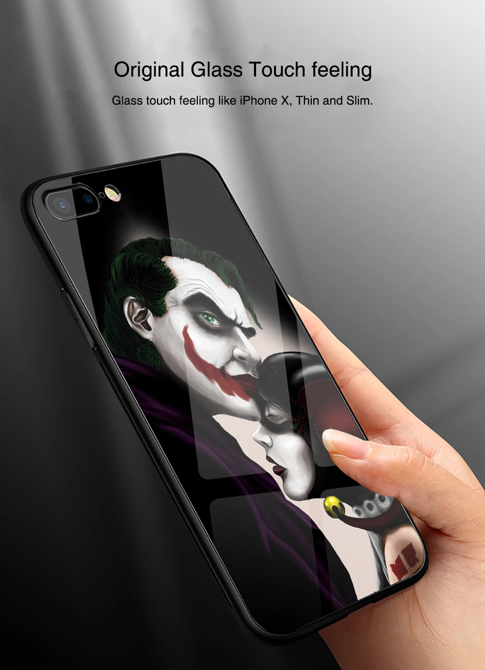 Finder Чехол для чехол iphone "," Джокер "закаленное Стекло жесткая накладка на заднюю панель для iphone 6, 6 S, 7, 8 plus X XR XS MAX 11 pro max