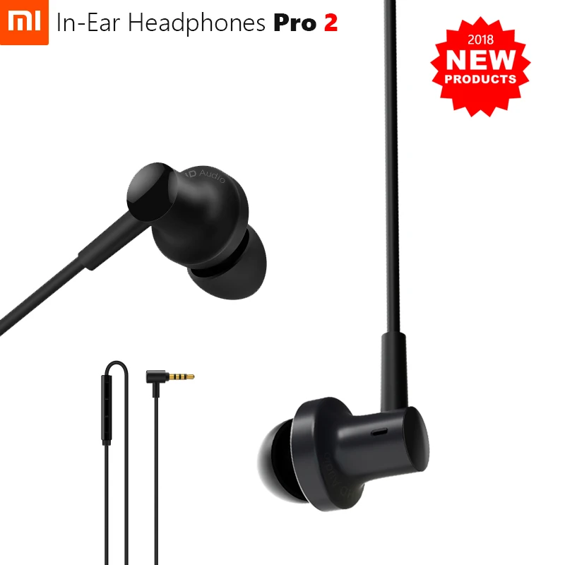 Новейший Xiao mi Hybrid Pro 2 наушник двойной драйвер Dyna mi c сбалансированная арматура mi In-Ear mi c линейный контроль высокий лак