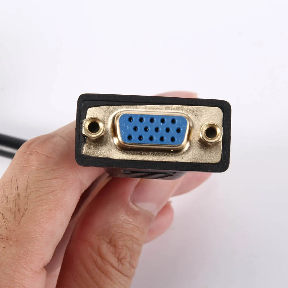 20 см VGA адаптер Папа мама Кабельный разъем 15 контактов удлинитель для мониторов