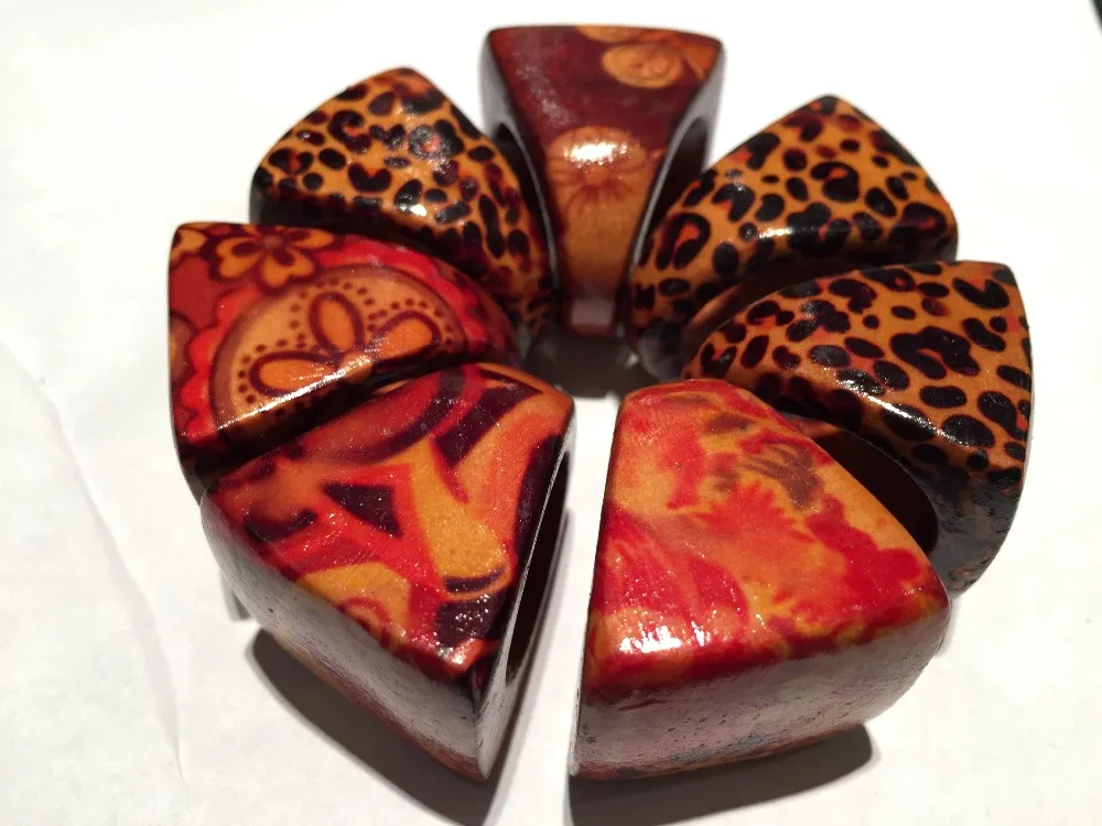 Оптовая продажа ювелирных изделий 20 шт смешанные партии модные деревянные