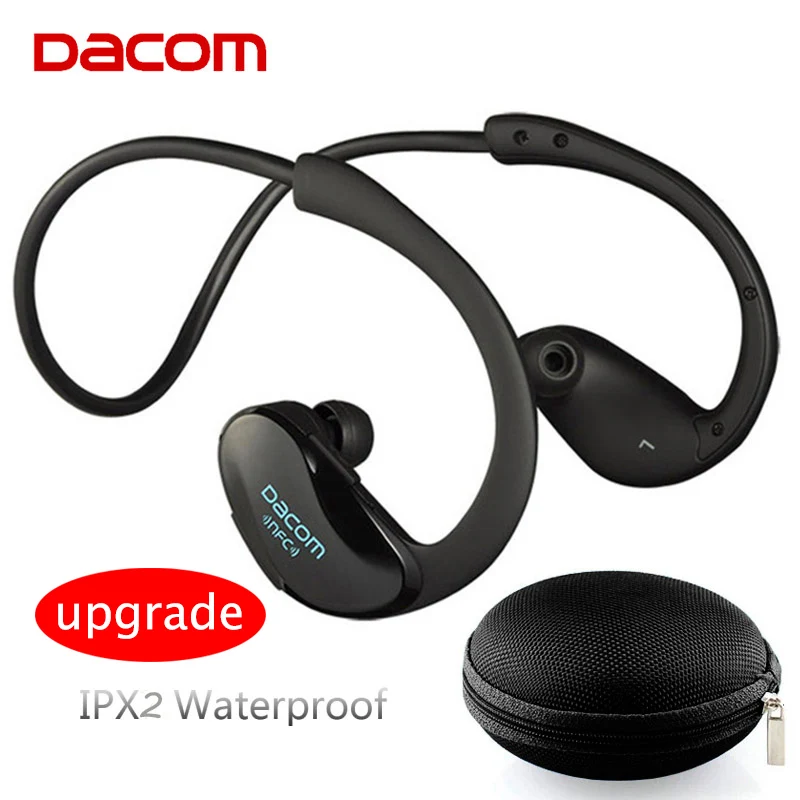 G05 Black DACOM L05, Спортивная bluetooth-гарнитура, беспроводные наушники для бега, IPX7, водонепроницаемая гарнитура с шейным ободком, для телефона K6H Pro BT5.0 - Цвет: G05 Black