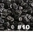 NO 10 Black 100 шт./лот, 11 мм, 14 цветов, кнопки для шитья, объемные кнопки, аксессуары для шитья, пуговицы из смолы, опт(SS-671 - Цвет: NO 10 Black