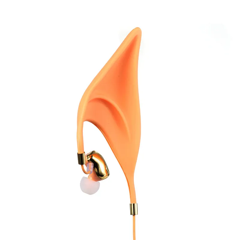 LEORY In Ear наушники с микрофоном 3,5 мм проводной Косплей эльфийские уши наушники для детей праздничные подарки