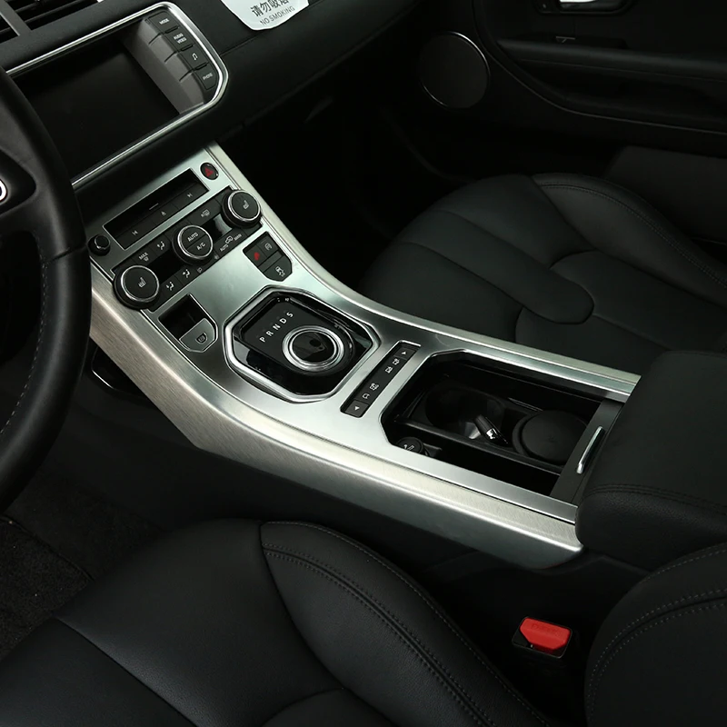 Для Land Rover Range Rover Evoque 2013- аксессуары для центральной консоли зубчатая панель ABS хромированный декоративный чехол отделка автомобиля Стайлинг