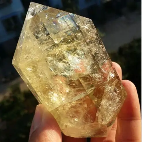 Высокое качество 100% натуральный цитрин кварца кристаллическая палочка для