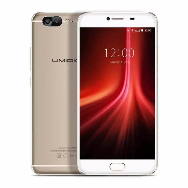 Оригинальный Umidigi Z1 Octa Core Android 7 0 5 дюймов FHD MTK6757 6 ГБ + 4G B 13MP двойная задняя Cam LTE