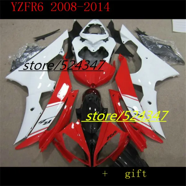 Аксессуары и запчасти для мотоциклов Fei YZFR6 2008 2014 10 11 белый красный черный