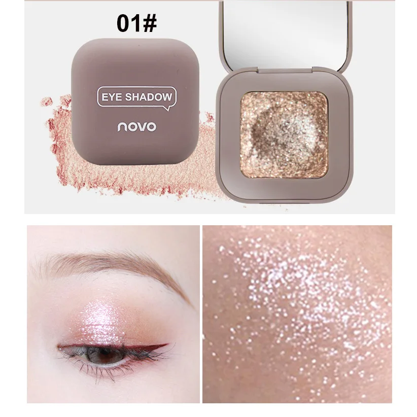 01 Блестящие тени для век Galaxy Makeup Palette Shimmer Matte Eye shadow Palette Shine Diamond Eyeshadow Powder Pigment Cosmetics - Цвет: 01