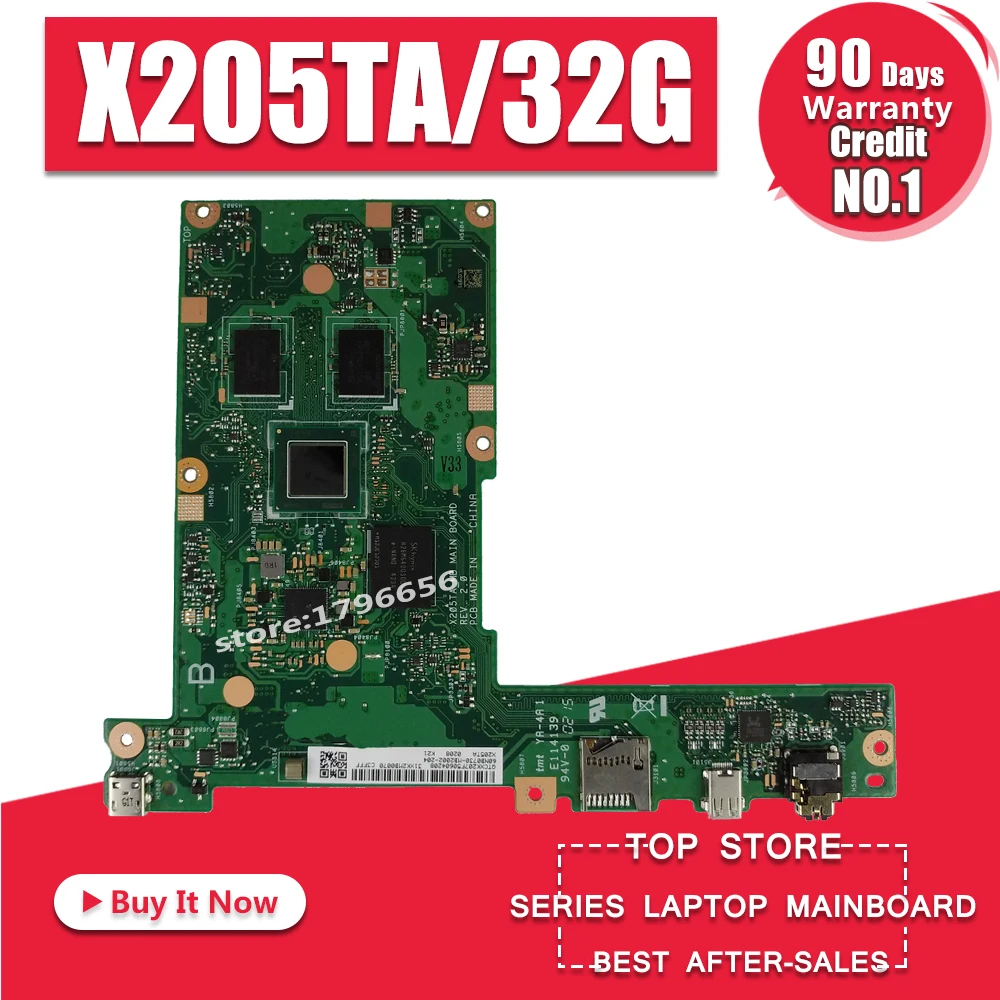 Оригинальная X205TA X205TAW 2G/Z3735F/32G/AS материнская плата для ноутбука For Asus X205T | Отзывы и видеообзор -32833273899