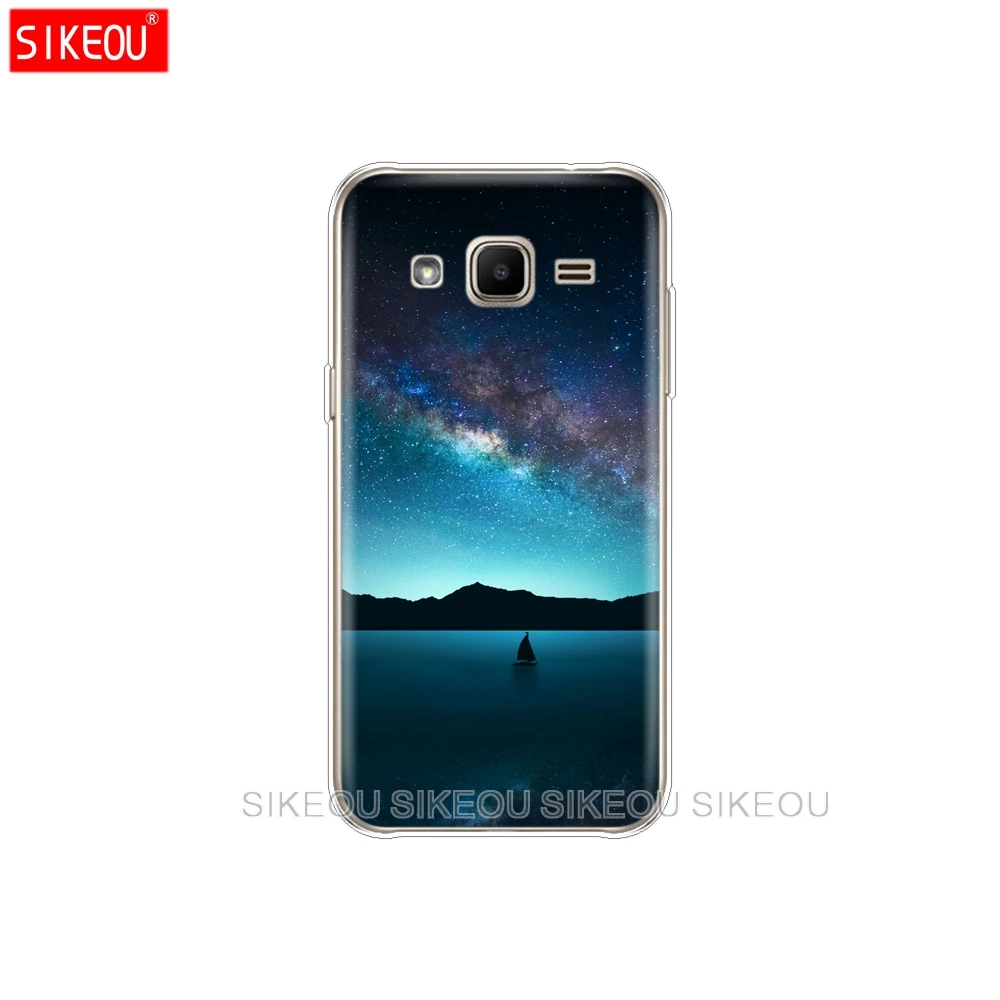 Мягкий чехол SIKEOU из ТПУ для Samsung Galaxy J2 SM-J200F J200H чехлы samsung 2015 4 7 дюйма с полной