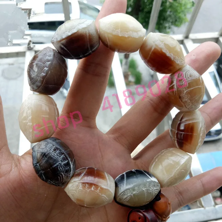 

Natural white yak horn, tortoise shell bracelet, handicrafts accessories
