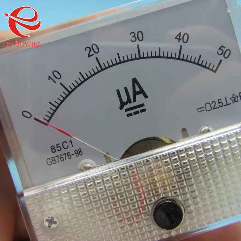 Амперметр амперметр аналоговый измеритель тока частоты 0 50UA|meter flow|meter carmeter lamp |