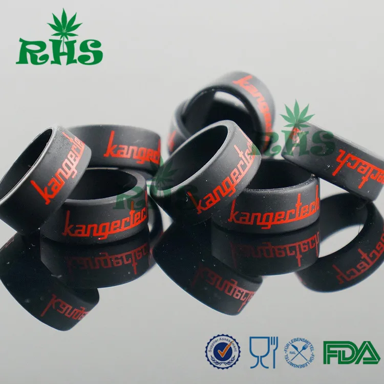 50 шт. KangerTech Vape кольцо 21x10 мм Еда Класс силиконовые упругие резинкой Бесплатная