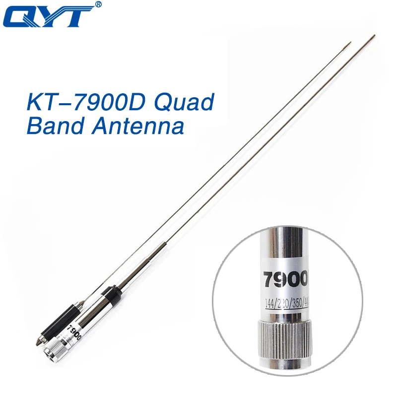 QYT KT-7900D четырехдиапазонный 136-174 МГц/220-260 МГц/350-390 МГц/400-480 МГц 25 Вт мобильное радио 200 каналов красочный экран мини Автомагнитола