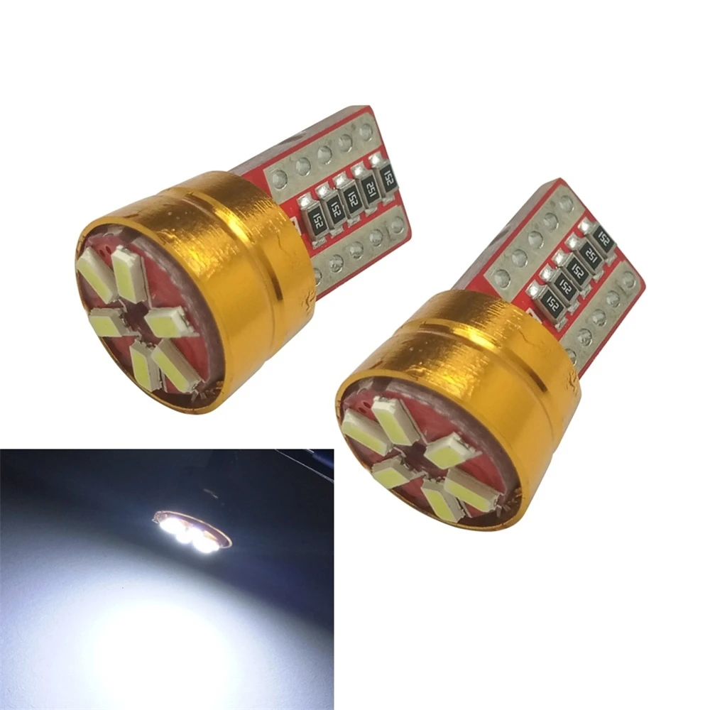 2 шт. автомобильные светодиодсветодиодный Лампы Canbus T10 194 3014 6 SMD|Сигнальная лампа| |
