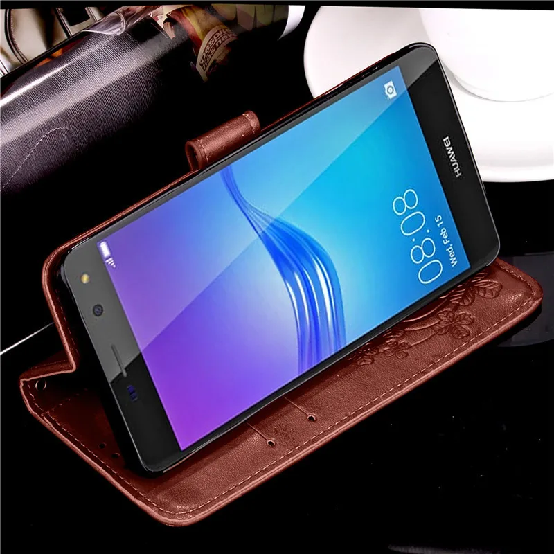 Флип-кейс для huawei Y5 2017 MYA-L22 бумажник мешки кожаные телефона чехол Y 5 III MYA L22 на |