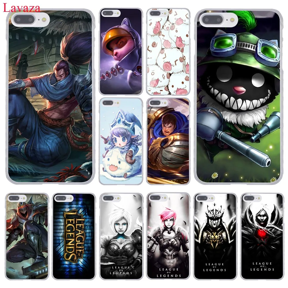 Чехол для телефона Lavaza lol League of Legends yasuo Teemo LEE SIN Garen iPhone XR XS X 11 Pro Max 10 7 8 6 6S 5 5S 4