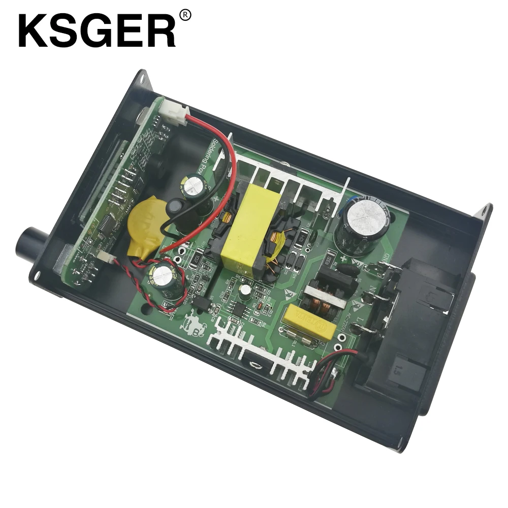KSGER T12 паяльная станция V2.0 STM32 OLED цифровой регулятор температуры Электрический паяльник Stings T12-K B2 BC2 D24 наконечники