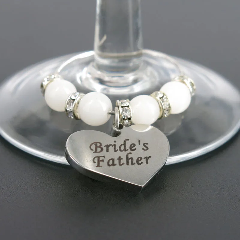 FENGRISE кольцо для винного бокала украшение на заказ свадебного торжества