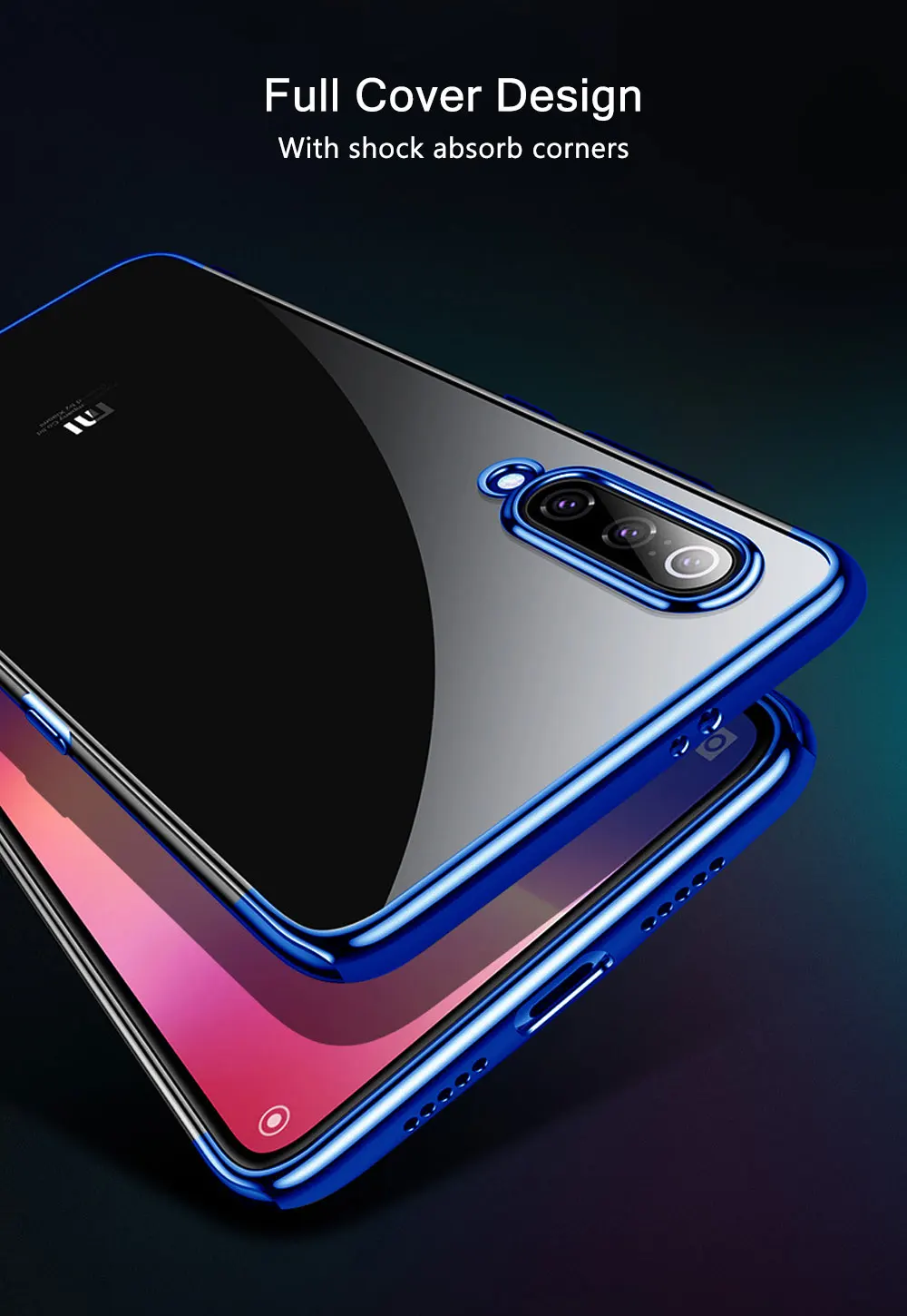 Hacrin чехол для Xiaomi mi 9 Lite чехол mi 9 SE Прозрачный Бампер TPU силиконовый чехол для Xiaomi mi 9 mi 9 чехол
