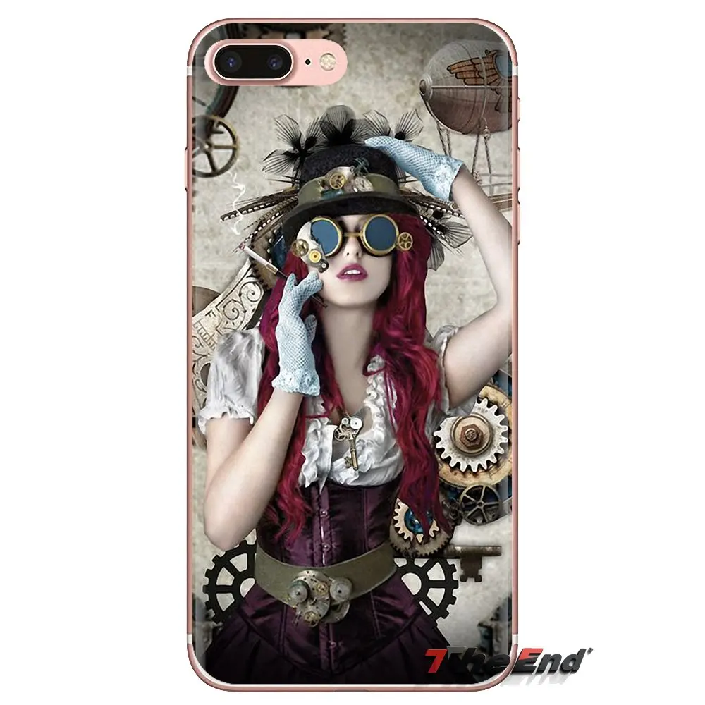 Steampunk Mad Hatter art Mobile Phone Case Cover For Huawei G7 G8 P7 P8 P9 P10 P20 P30 Lite Mini Pro P Smart Plus 2017 2018 2019 |