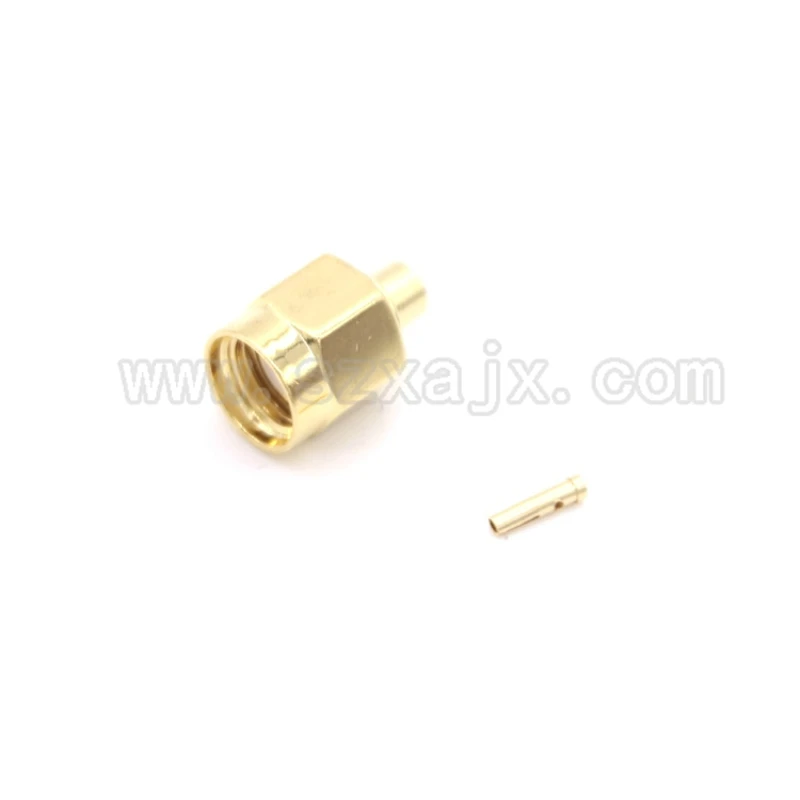 JX 10 шт. РЧ разъем RP-SMA Мужской пайки для RG405 коаксиальный кабель SMA-J-B2 Быстрая