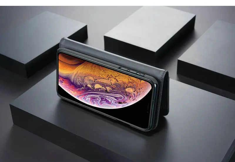 Чехол Me бумажник из кожи ягненка чехол для iPhone XS Max Ретро 2 в 1 натуральная карта деньги флип ручной работы для iPhone 6 S 7 8 плюс кожаный чехол