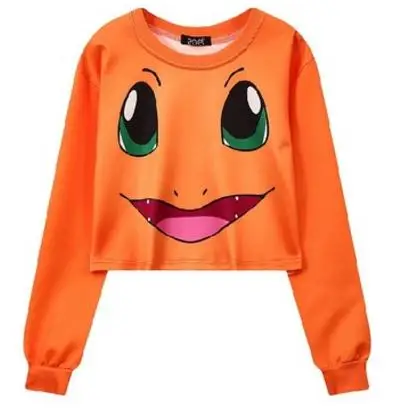 Harajuku 3D принт Poke mon Pika chu Pokeball Charmander Togepi Jigglypuff Squirtle толстовки модные толстовки с длинными рукавами Топы
