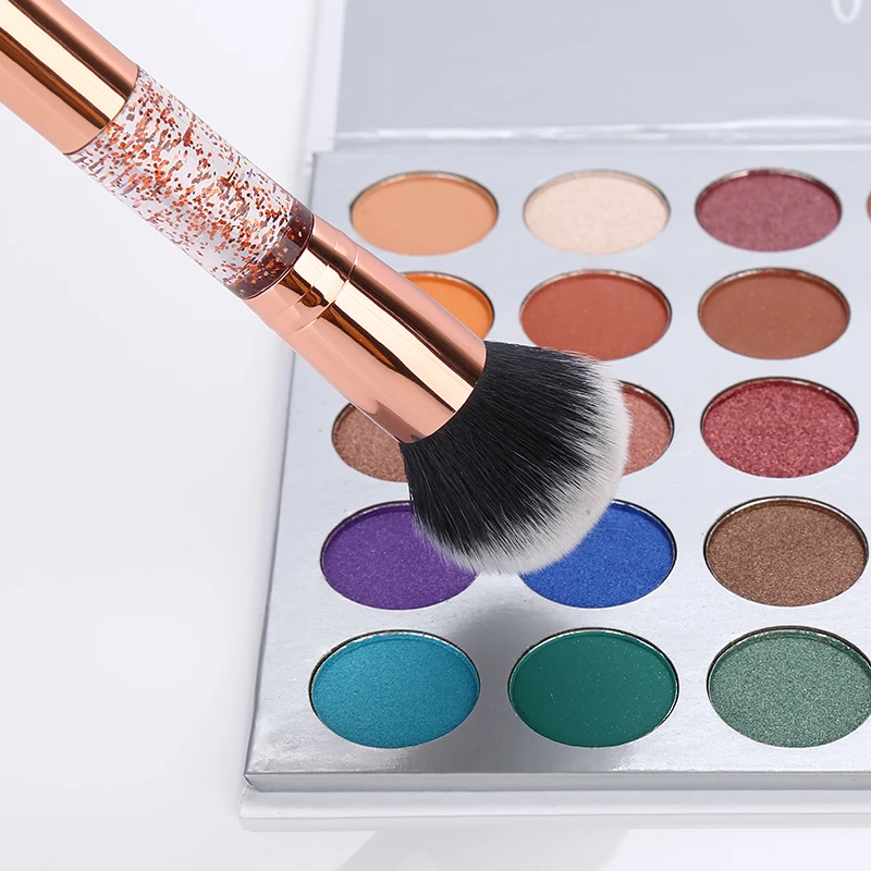 Розовое золото кисть Shading Румяна кисти для макияжа Фонд контуром база Make Up Brush